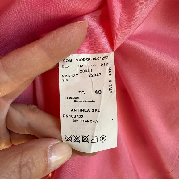 Emporio Armani Vintage Skirt Suit Wool Polyester Mix - Picture 3 of 14